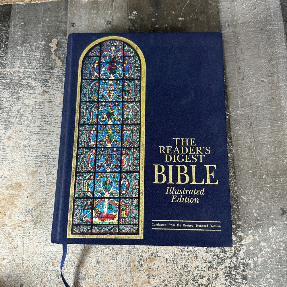 Vintage THE READER'S DIGEST BIBLE Illustrated‎ Edition Hardcover Large 1995